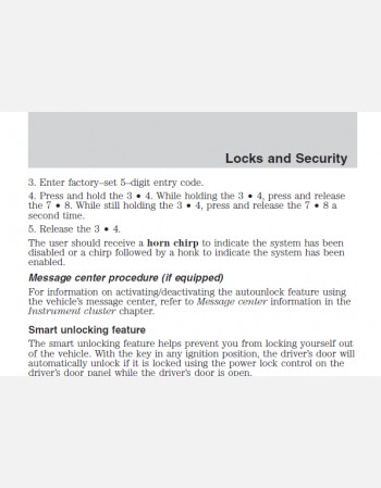 ford escape 2010 owners manual